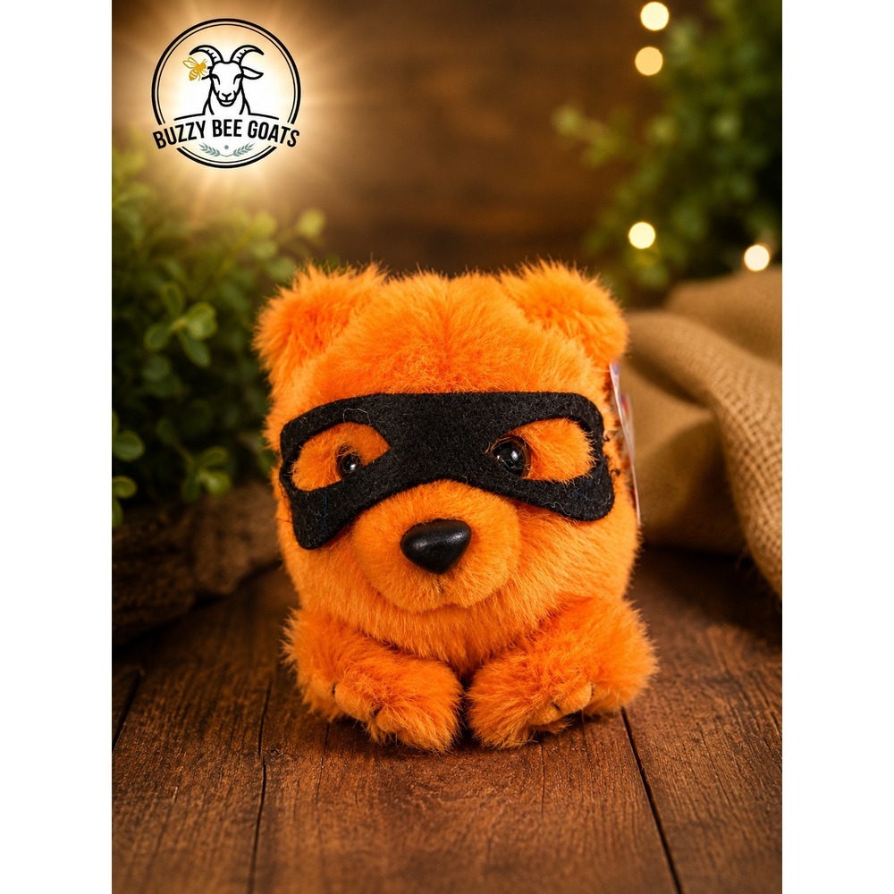 SWIBCO PUFFKINS TRICK HALLOWEEN BEAR PLUSH BEANBAG TOY 1999 VINTAGE